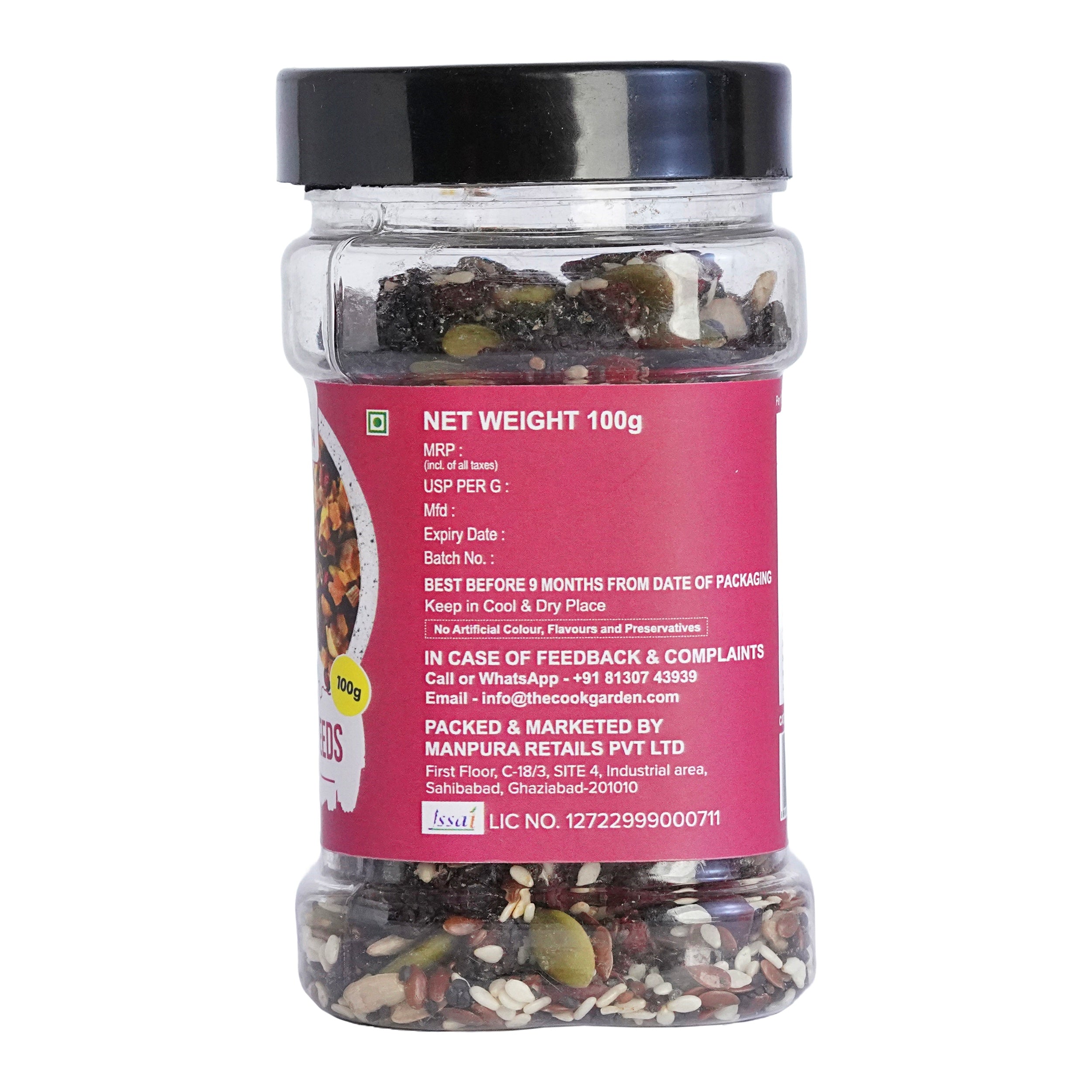 Cook Garden Berries Seeds Mix 200gm (Pack of 2)