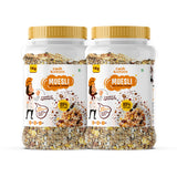 Zero Added Sugar Muesli 1kg | Breakfast with 89% Whole Grains, Almond+ Seeds | Rich In Fiber, Protein & Energy