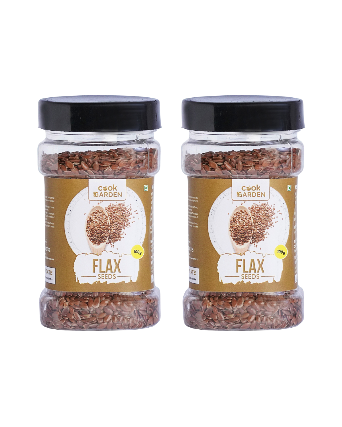 Cook Garden Premium Flax Seeds 200gm (100gmPack of 2)