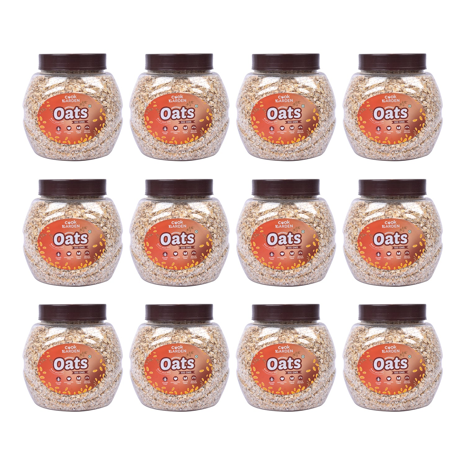 Instant Oats, 100% Wholegrain Breakfast, High Protein and Fibre for Weight Loss