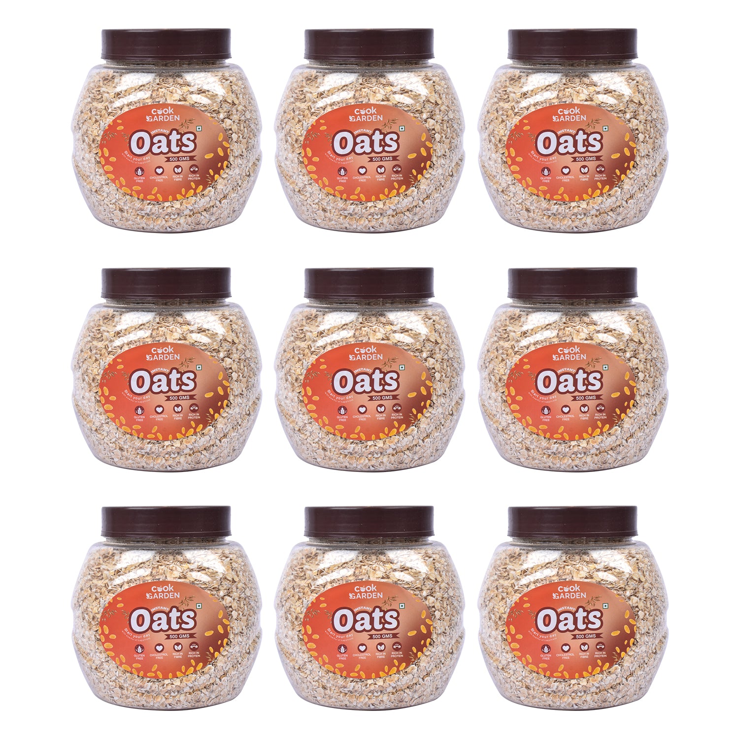 Instant Oats, 100% Wholegrain Breakfast, High Protein and Fibre for Weight Loss