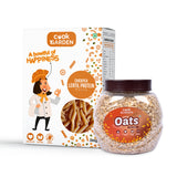 Instant Oats & Chickpea Lentil Protein Pasta Combo, Wholegrain Breakfast, High Protein and Fibre Jar, (500g+300g)