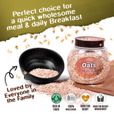 Instant Oats & Multi Veggie Pasta Combo, Wholegrain Breakfast, High Protein and Fibre Jar, (500g+300g)