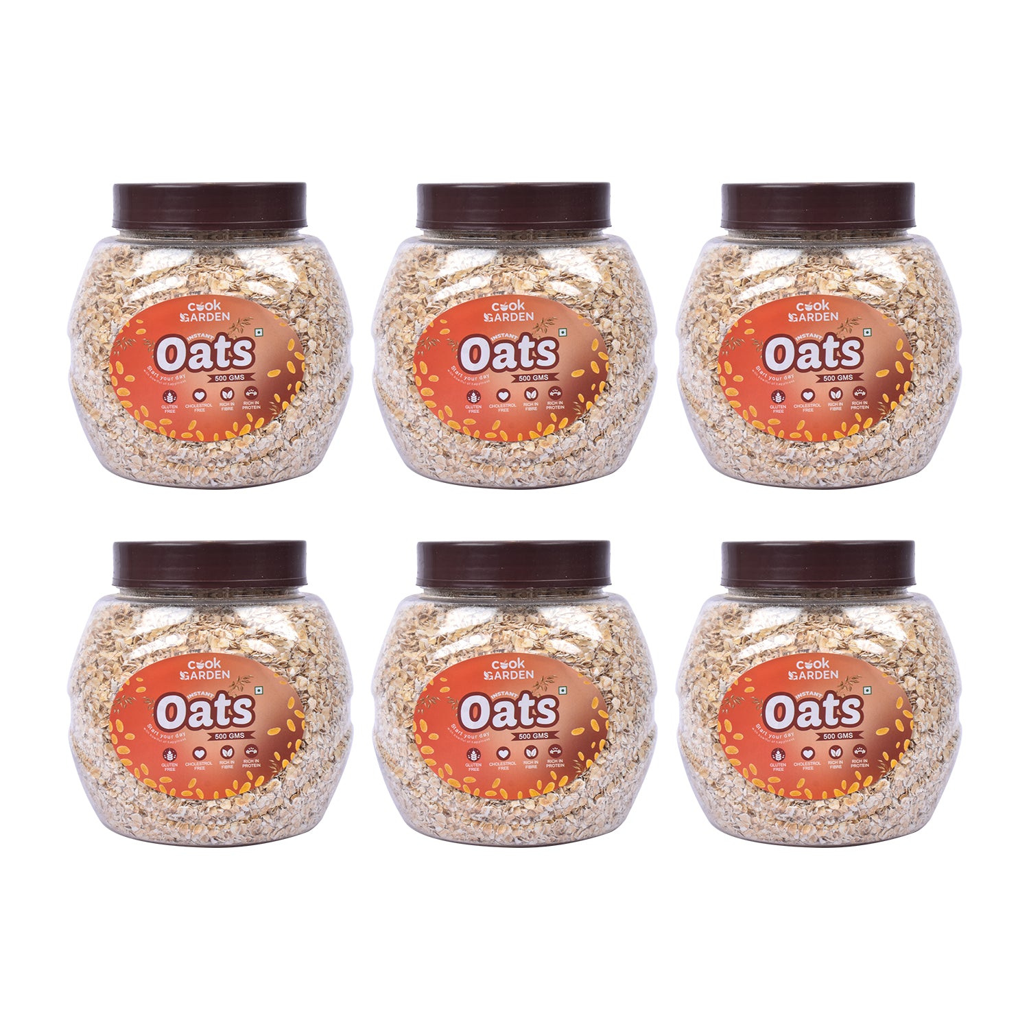 Instant Oats, 100% Wholegrain Breakfast, High Protein and Fibre for Weight Loss