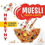 No Added Sugar And Fruits & Nut Muesli Combo | Healthy Protein Food & Breakfast Cereal, 1kg*Pack of 2