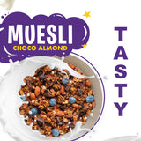 Choco Almond And Fruit & Nut Muesli Combo | Healthy Protein Food & Breakfast Cereal, (2x1000g)