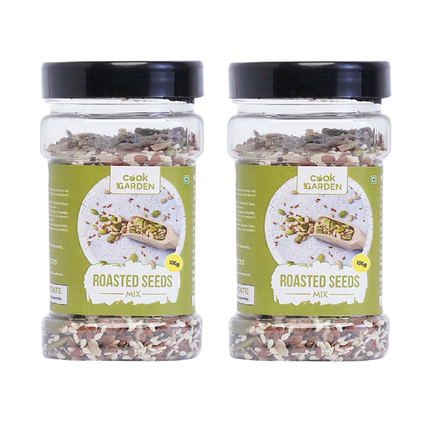 Cook Garden Premium Roasted Seeds 200gm (Pack of 2)
