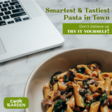 CookGarden Oats & Foxnut Pasta 300g | Vegan | High Protein | Pack of 2